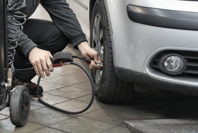 Tyre pressure check