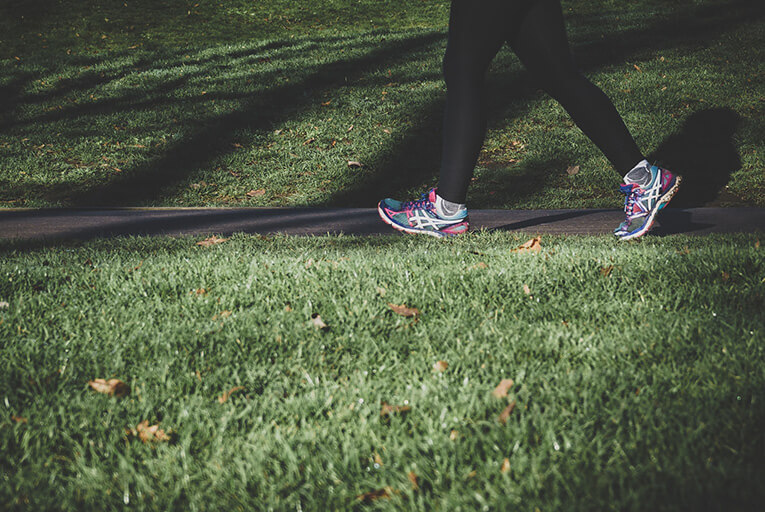 Walking park exercise