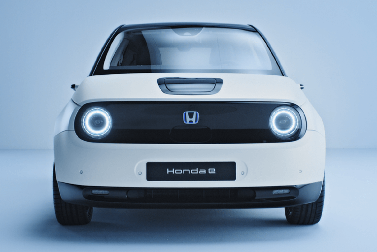 Honda e front view