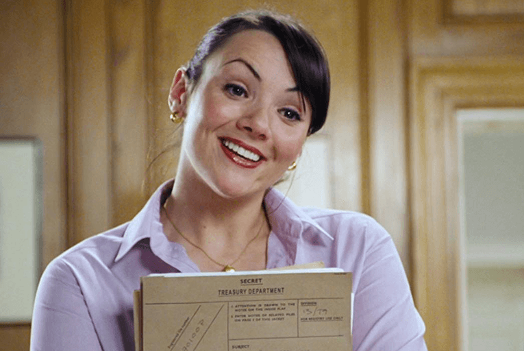 Natalie in Love Actually smiling Natalie in Love Actually smiling