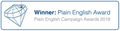 The Plain English Award 2018